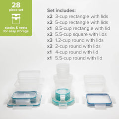 Snapware® Total Solution® 28-piece Plastic Storage Set