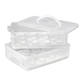 Snapware® Snap 'N Stack Enter-Tainers 2-Layer Cookie, Cake & Brownie Carrier