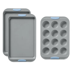 Pyrex® Metal Bakeware 3-Piece Set in Cerulean