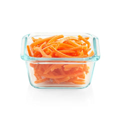 Snapware® Total Solution® Pyrex® Glass 1-cup Square Food Storage with Plastic Lid