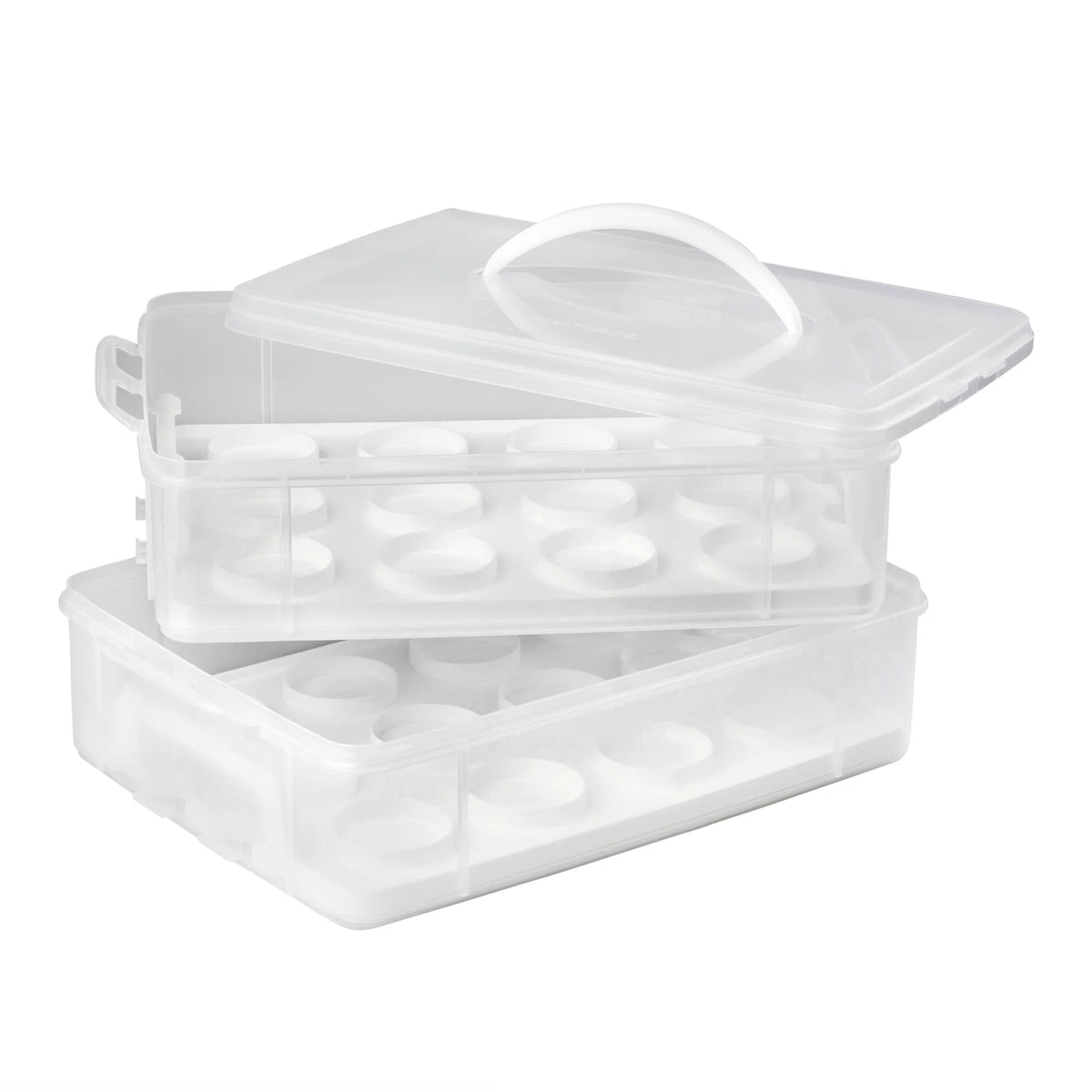 Snapware® Snap 'N Stack Enter-Tainers 2-Layer Cookie, Cake & Brownie Carrier
